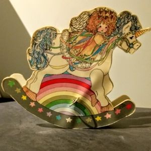 Vintage Enesco 1982 Angel and Unicorn Music Box
